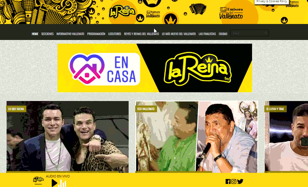 la reina cartagena en vivo